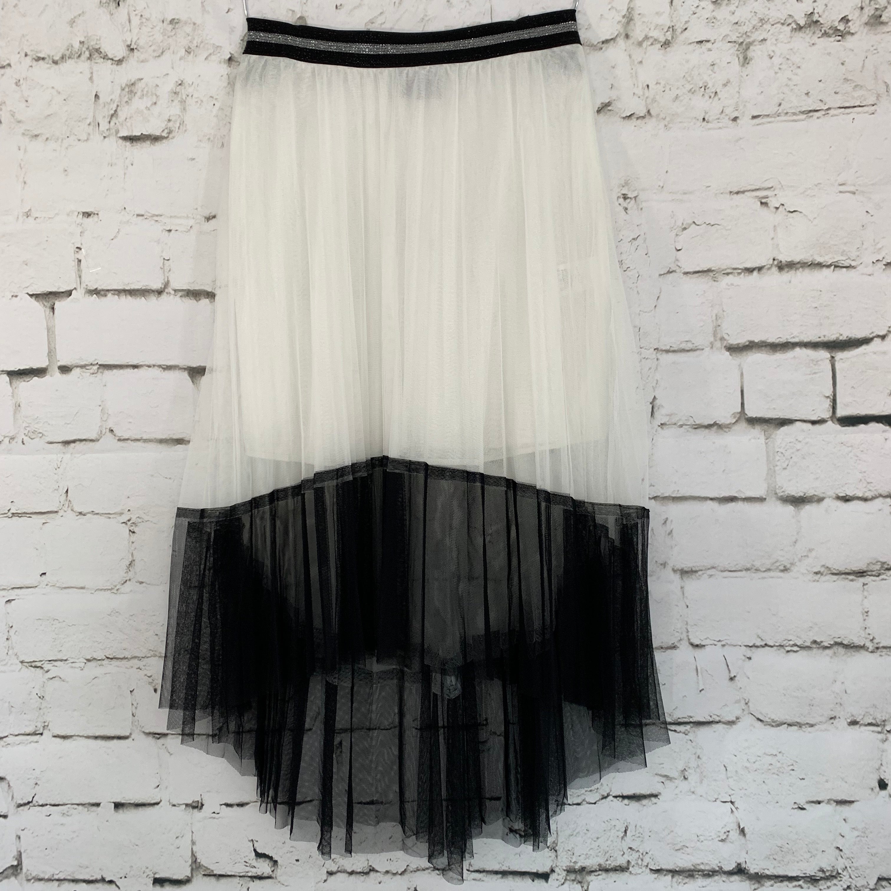 Contrast Double Tulle Skirt