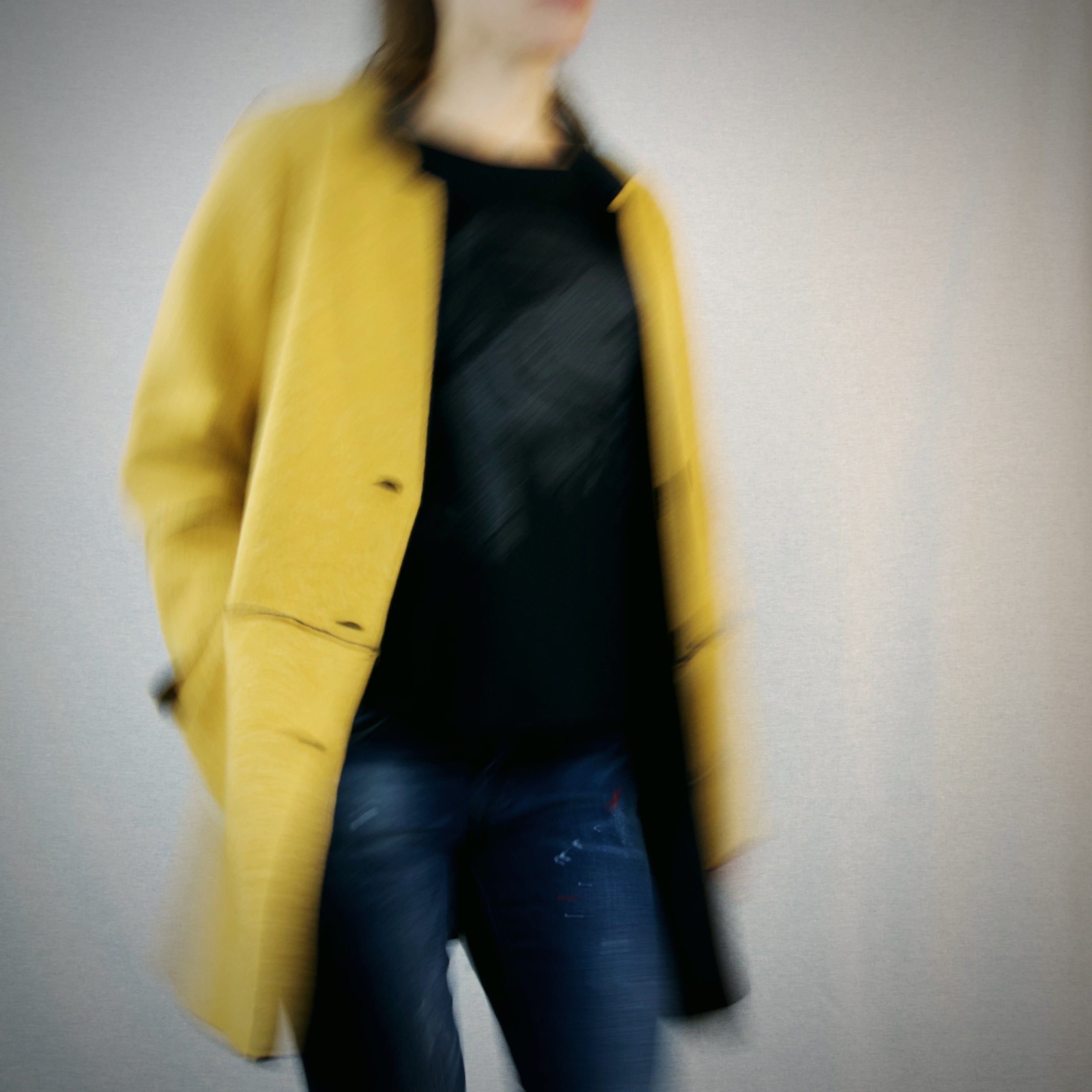 Fused Peacoat Jacket