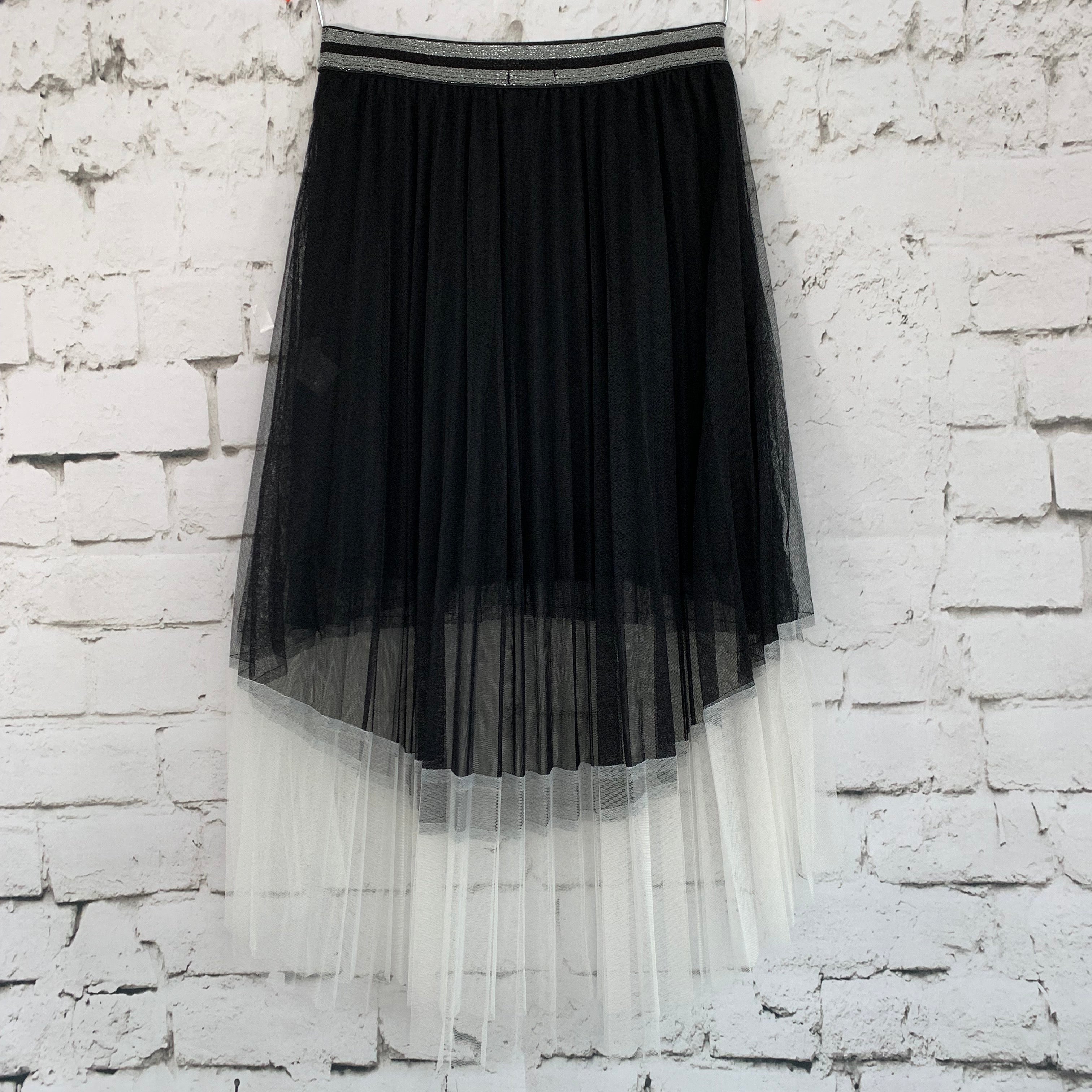 Contrast Double Tulle Skirt