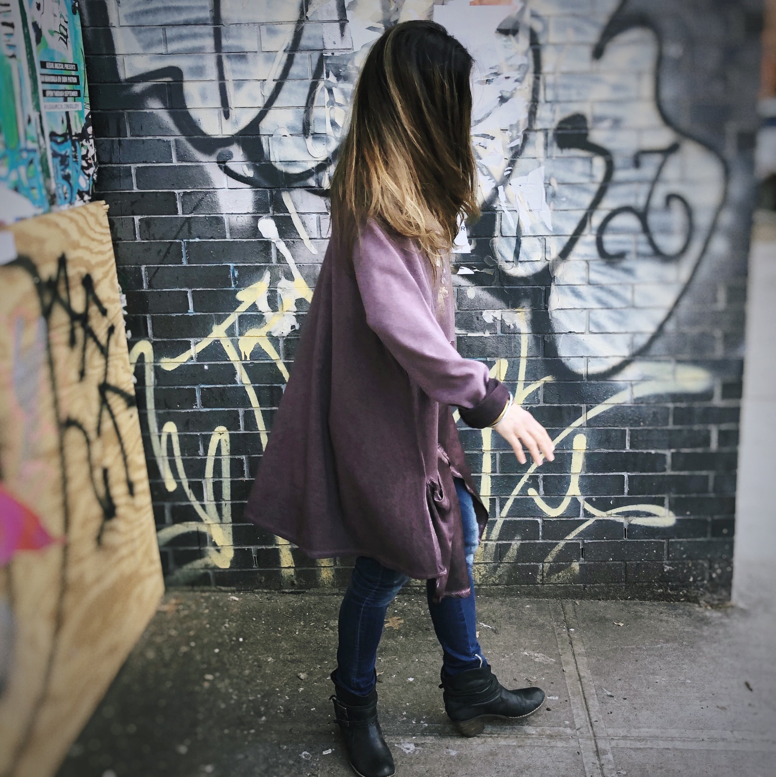 Metallic Spray Asymmetrical Dress