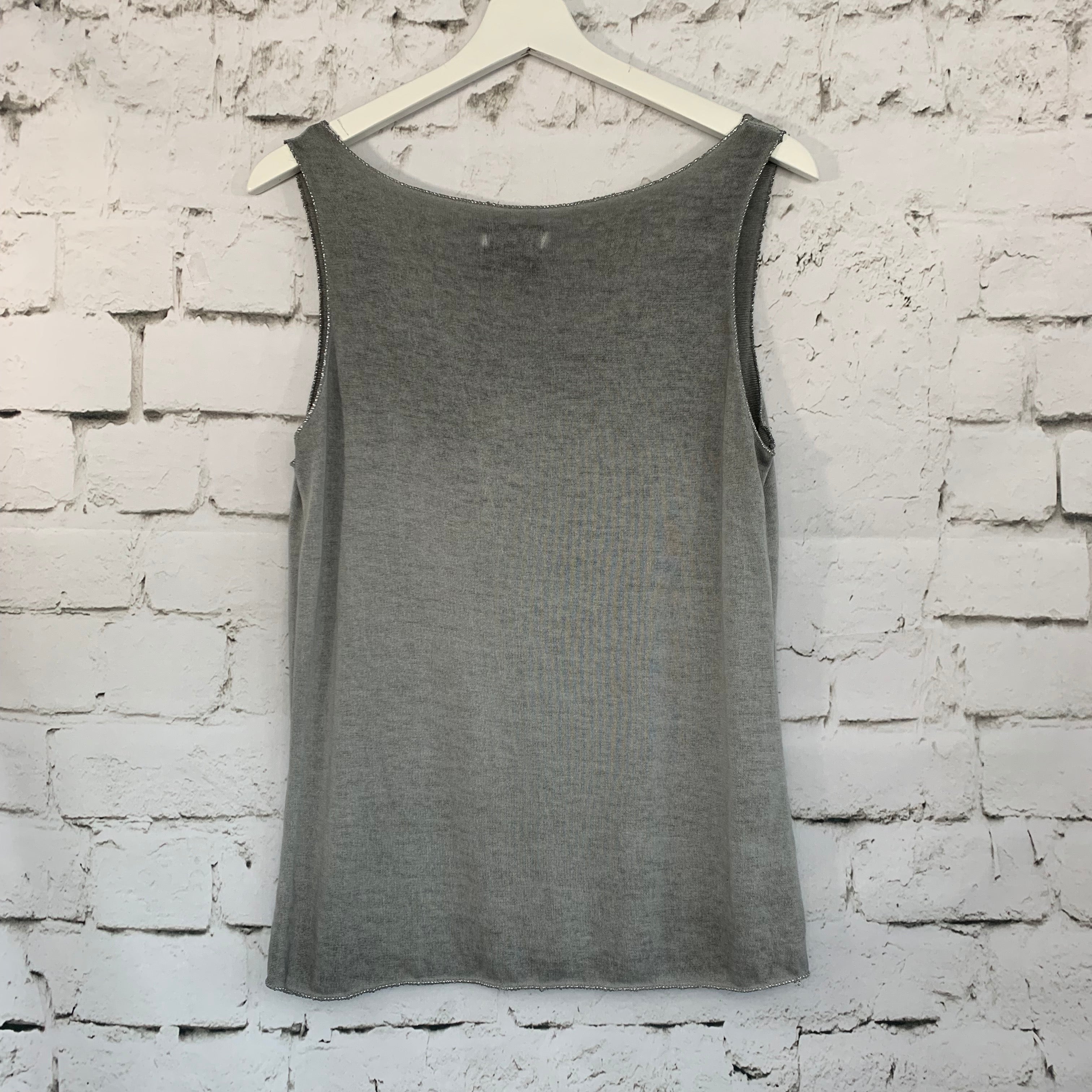 Silver Edge Tank Top