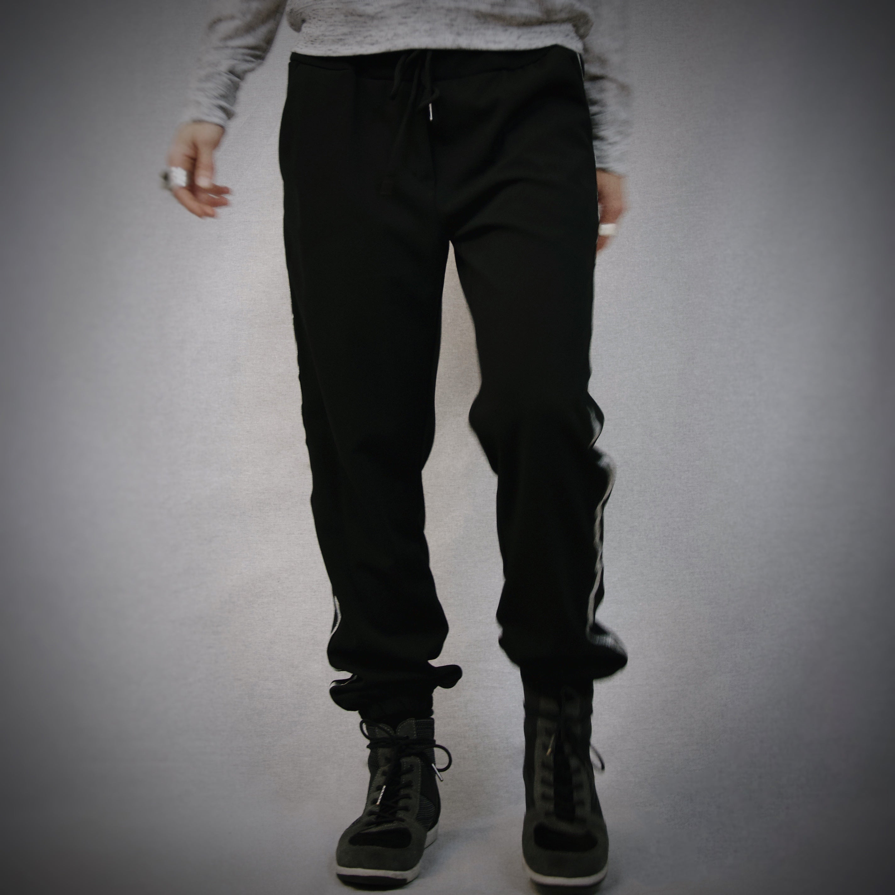 Silver Stripes Dressy Sweats