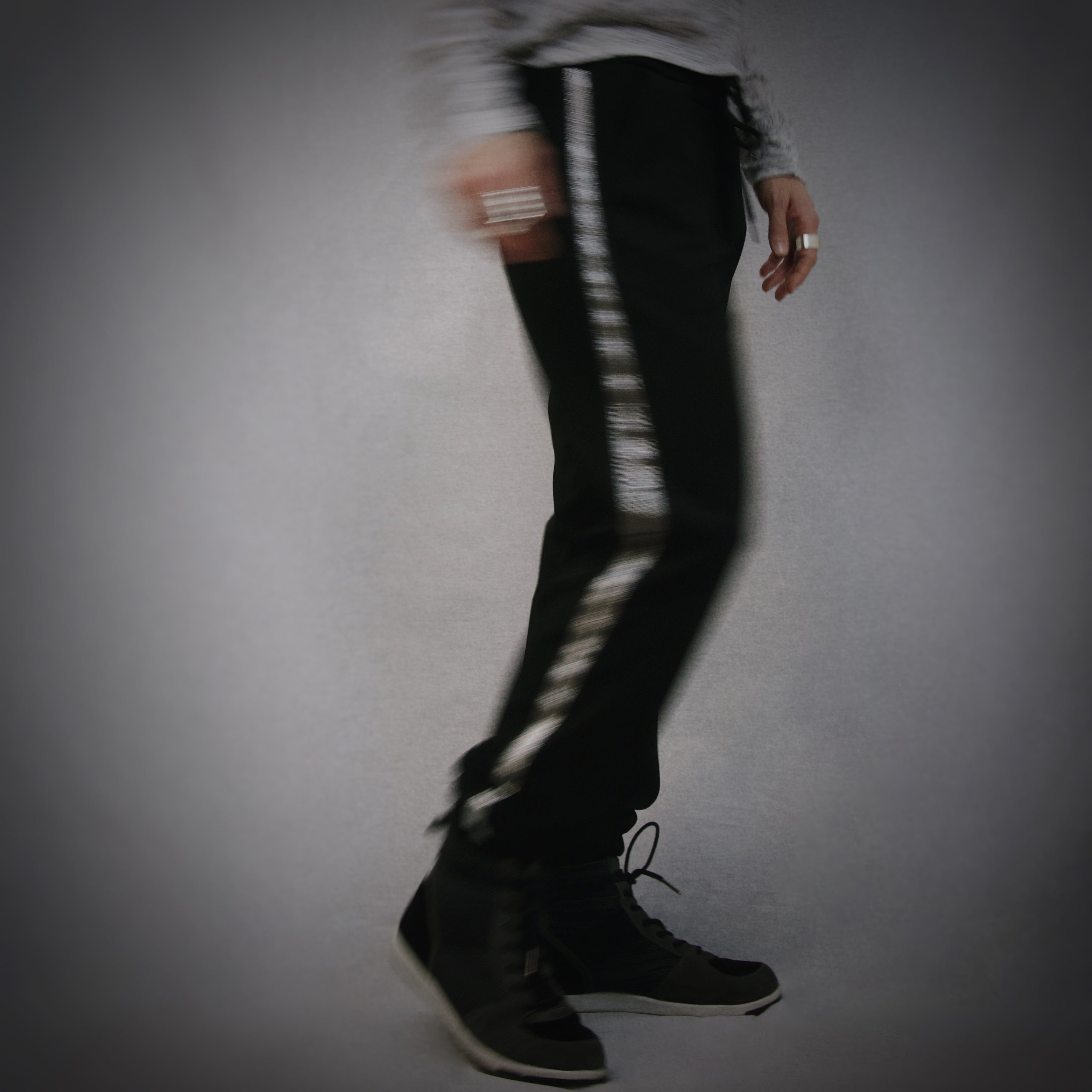 Silver Stripes Dressy Sweats