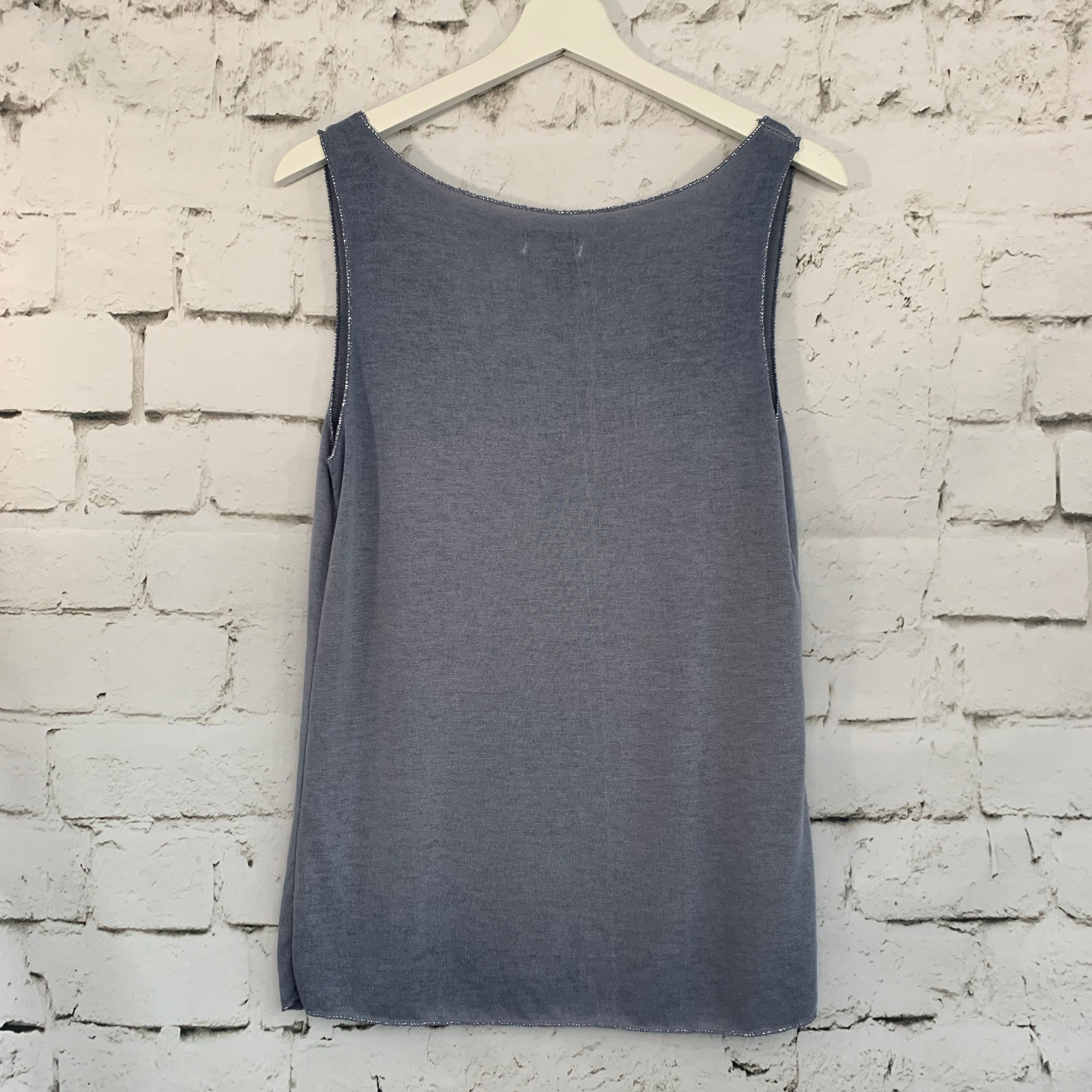 Silver Edge Tank Top