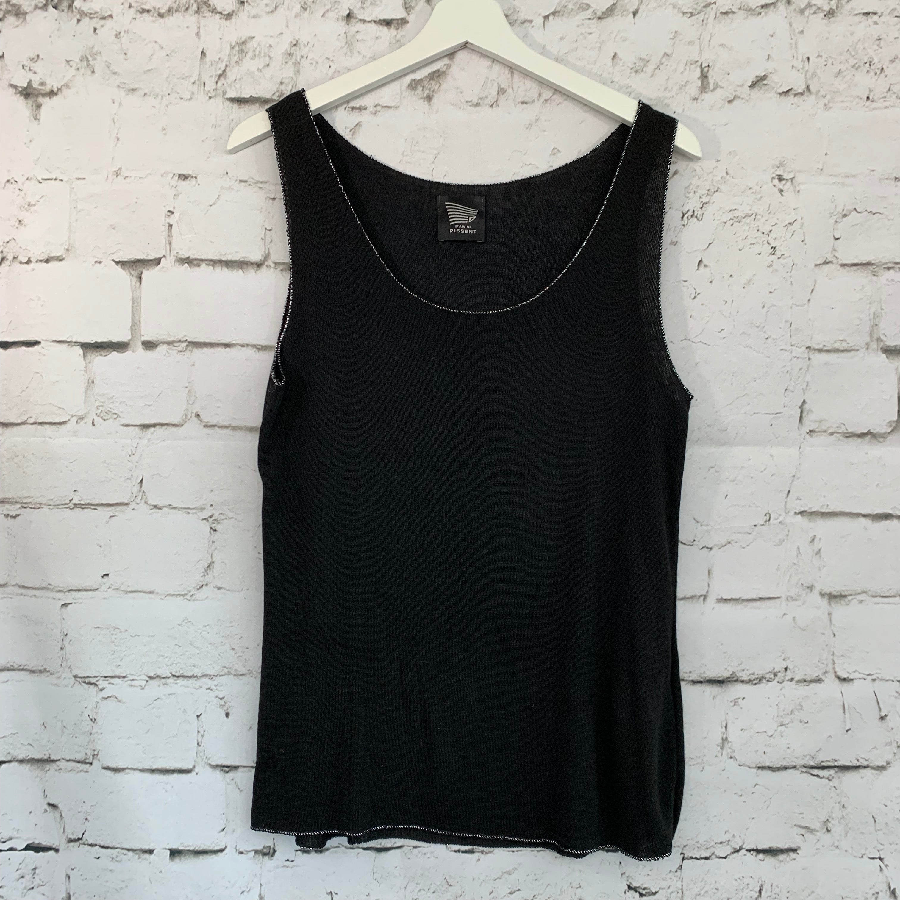 Silver Edge Tank Top