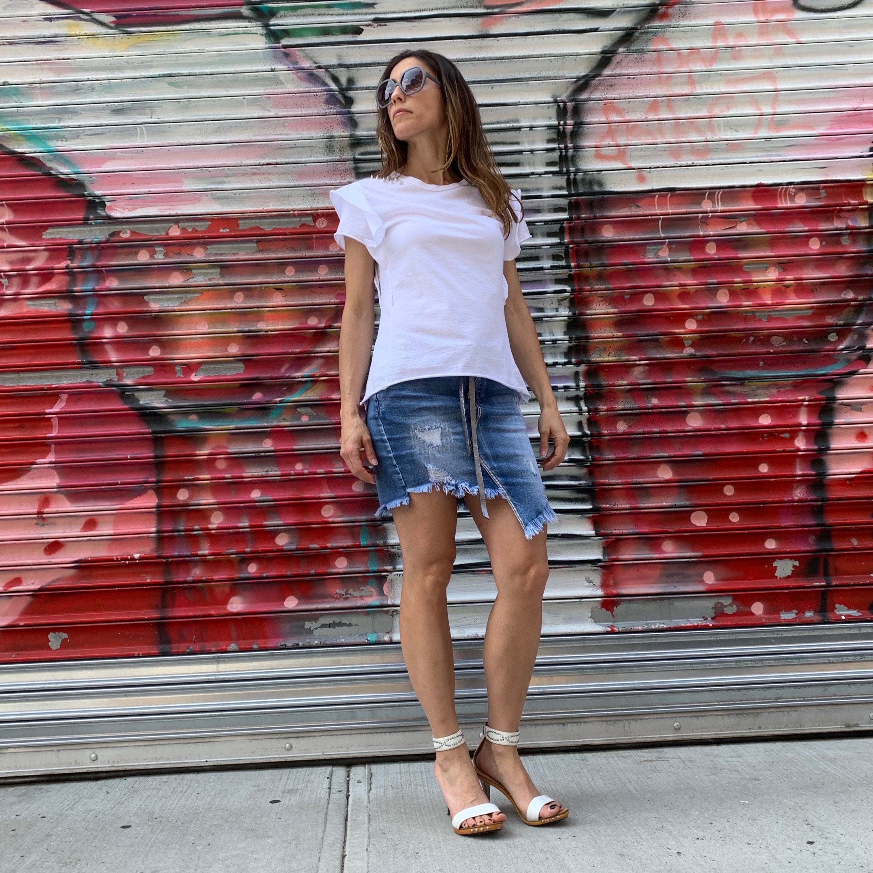 Spiky Rose Petal Top