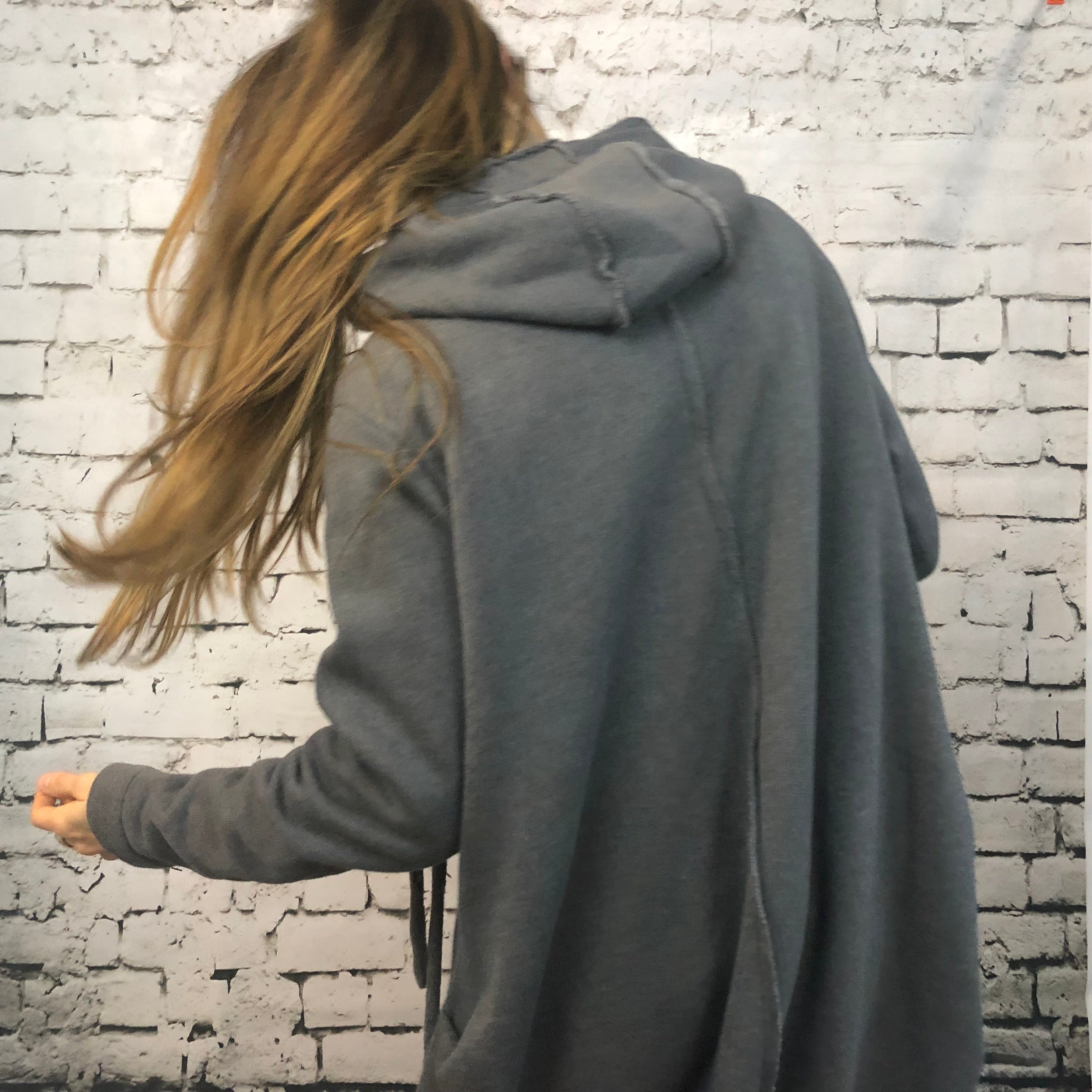 Chunky Fringe Sweat-Jacket