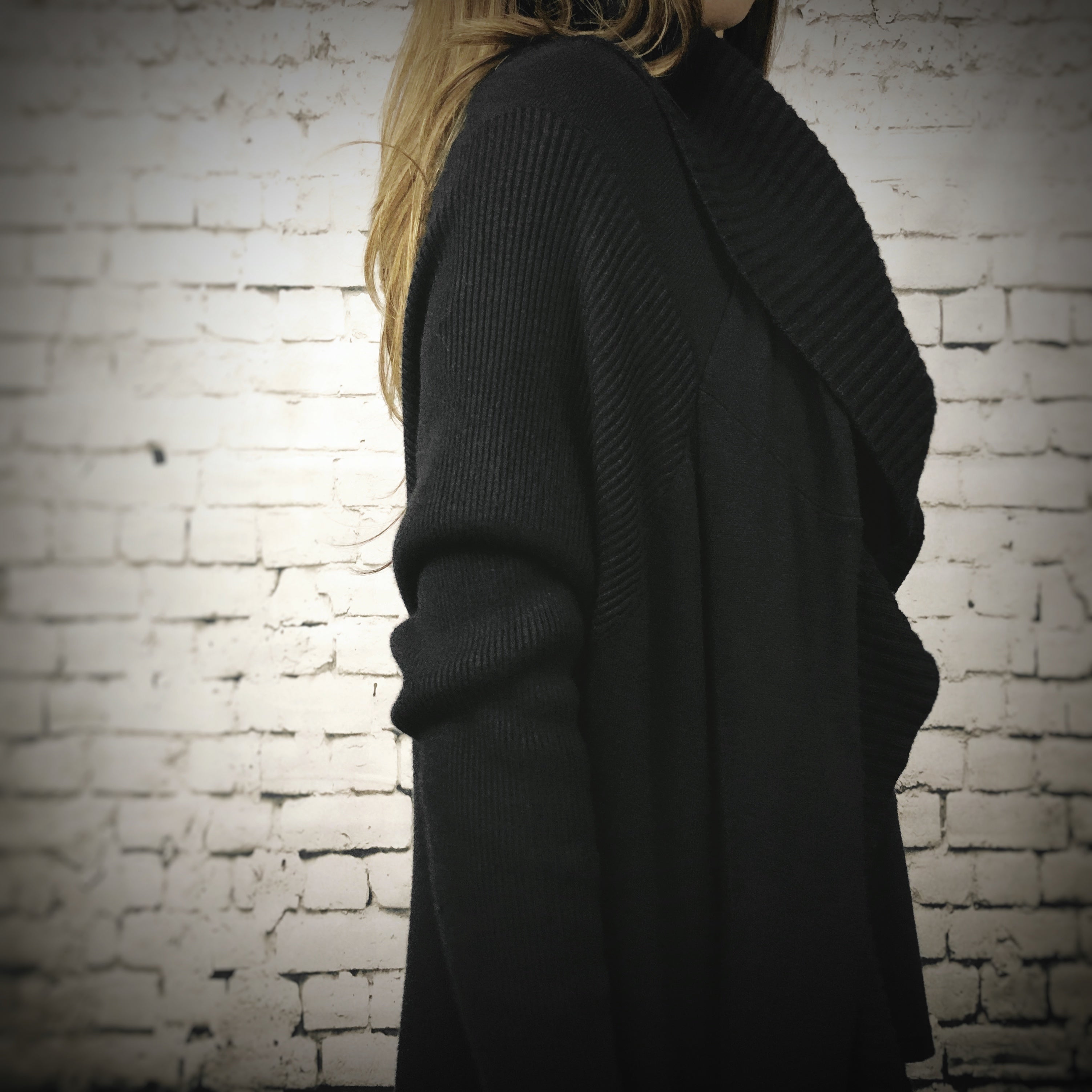 Long Draped Cardigan