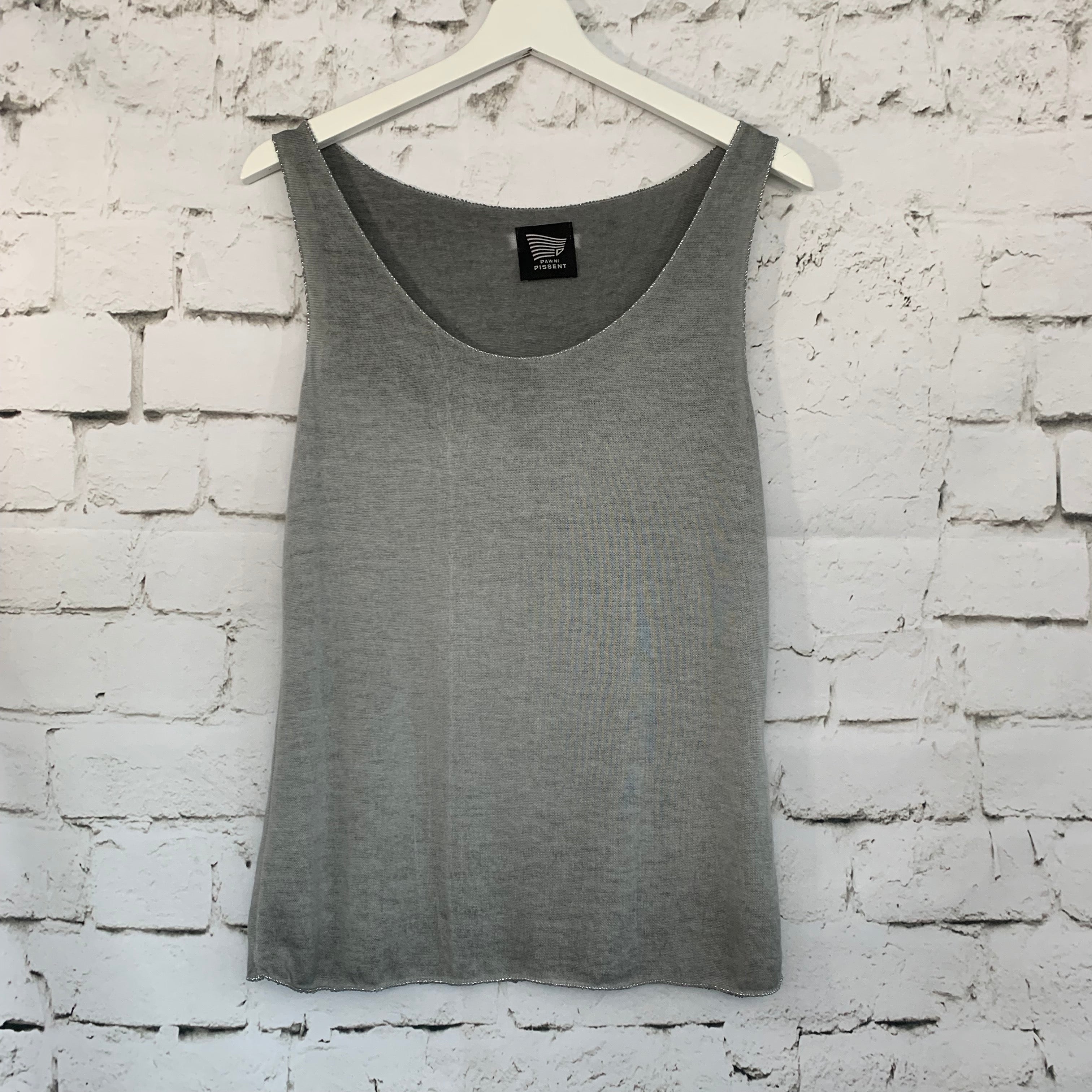 Silver Edge Tank Top